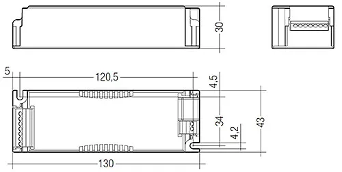 17W 250-700mA one4all Dimmable SC PRE Constant Current LED Driver 28000674  Tridonic LCA